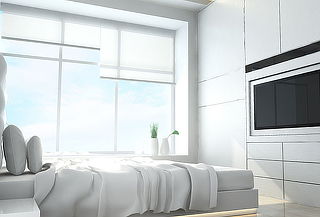 Cortinas Roller Screen color Blanco