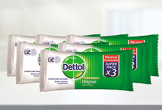 Pack de 18 jabones en barra Dettol