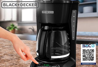 Cafetera 12 Tazas Black & Decker.