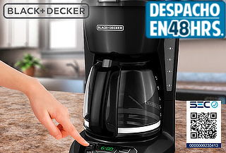 Cafetera 12 Tazas Black & Decker.