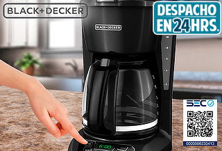 Cafetera 12 Tazas Black & Decker.