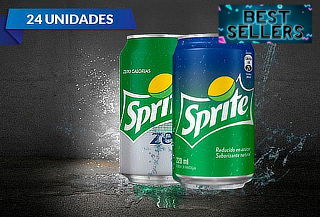 Pack 24 Sprite de 220ml, a elección.