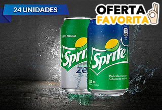 Pack 24 Sprite de 220ml, a elección. 