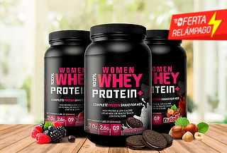 Suplemento 100% Women Whey Protein de 2 libras Supletech