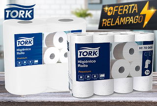 Pack 48 Rollos de Papel Higiénico Premium Tork 20 Mtrs