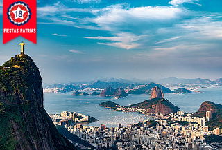 Fiestas Patrias en Río de Janeiro! Aéreo, Hotel y Traslados