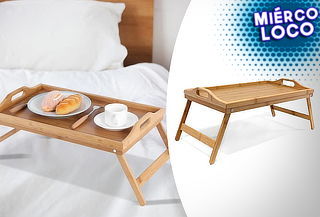 Bandeja de madera para tus comidas