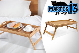 Bandeja de madera para tus comidas