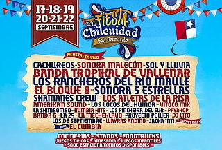 Entrada para la Fiesta de la Chilenidad en San Bernardo