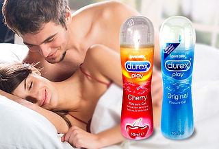 Pack Lubricantes Durex Play Cherry + Original