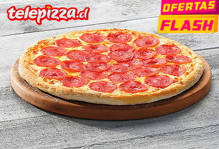 Pizza Mediana Pepperoni. 77 Sucursales