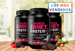 Suplemento 100% Women Whey Protein de 2 libras Supletech
