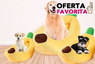 Cama para Mascotas Modelo Plátano, Tamaño a Elección