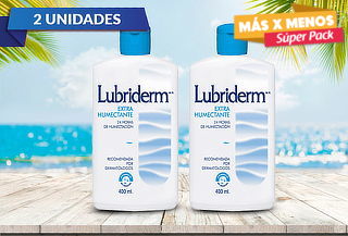 Pack 2 Cremas Lubriderm Extra Humectante de 400 ml