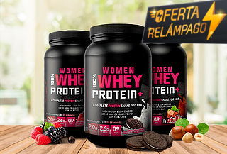 Suplemento 100% Women Whey Protein de 2 libras Supletech 