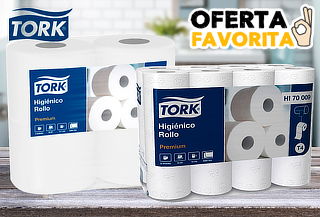 Pack 48 Rollos de Papel Higiénico Premium Tork 20 Mtrs