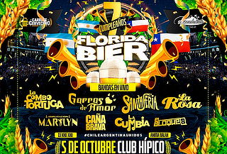 Cumpleaños 7 Florida Bier: Santaferia, Combo Tortuga y más