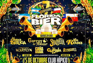 Cumpleaños 7 Florida Bier: Santa feria, Combo Tortuga y más