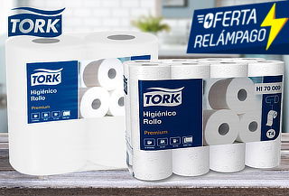 Pack 48 Rollos de Papel Higiénico Premium Tork 20 Mtrs