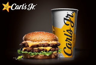 Hamburguesa Big Carl + Bebida Regular Refill en Carl's Jr