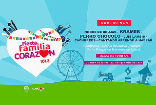 Entrada para Fiesta de la Familia Corazón 101.3 en CORDEP 