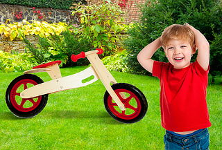 Bicicleta de Madera para Niños