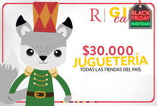 Gift Card Navideña de $30.000 en Juguetería en Ripley