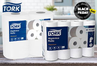 Pack 48 Rollos de Papel Higiénico Premium Tork 20 Mtrs