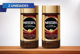 Pack 2 Nescafé fina selección