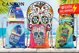 Toalla de Playa + Mochila Cannon
