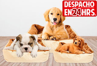 Cama + Cojín para Mascotas, 4 Tamaños a Elección