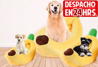 Cama para Mascotas Modelo Plátano, Tamaño a Elección 