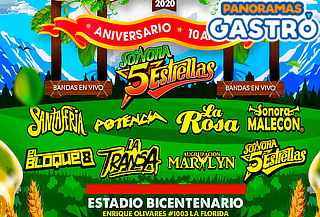 Cumpleaños Florida Bier: Santa feria, Sonora 5 estrellas