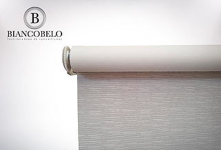 Cortina Roller Black Out Gris Jaspeado Biancobelo