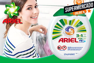 Detergente Ariel Pods 90 Cápsulas