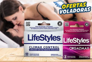 Pack Lifestyles Orgazmax y Climax Control