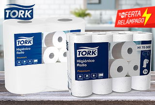 Pack 48 Rollos de Papel Higiénico Premium Tork 20 Mtrs