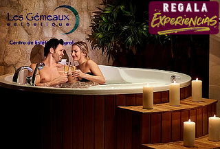 Velada Romántica para 2 con Hot Tub y más en Les Gemeaux