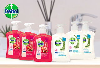 3 Jabones Aloe Vera + 3 Jabones Revitalizante Dettol