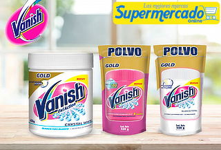 Pack Vanish 450gr + 2 Recargas Doypack 450gr, White o Color