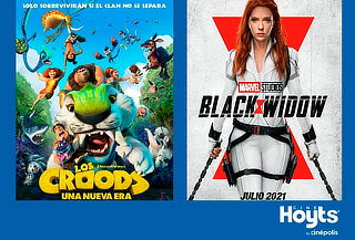 1 o 2 Entradas Para CineHoyts de ¡Lunes a Jueves!