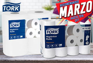 Pack 48 Rollos de Papel Higiénico Premium Tork 20 Mtrs