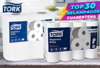 Pack 48 Rollos de Papel Higiénico Premium Tork 20 Mtrs