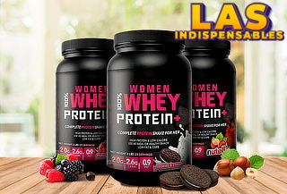 Suplemento 100% Women Whey Protein de 2 libras Supletech