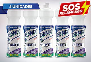 Pack de 5 Cloros Gel Eucaliptus Igenix