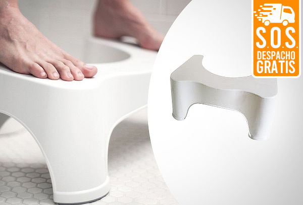 ¡Mejora tu postura al ir al baño! Taburete de Baño