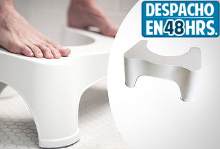 ¡Mejora tu postura al ir al baño! Taburete de Baño