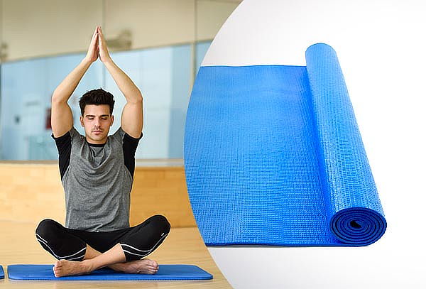 ¡Entrena En Tu Propio Hogar! Yoga Mat Pvc Liso 0.4 CM.