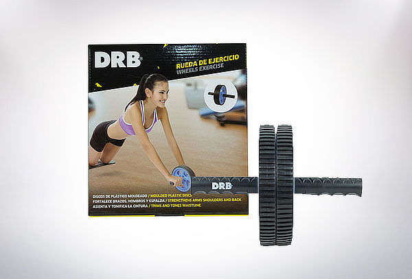 ¡Entrena En Tu Propio Hogar! Rueda Deslizado Abdominal Doble