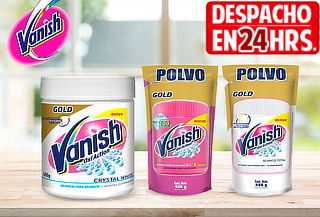 Pack Vanish 450gr + 2 Recargas Doypack 450gr, White o Color